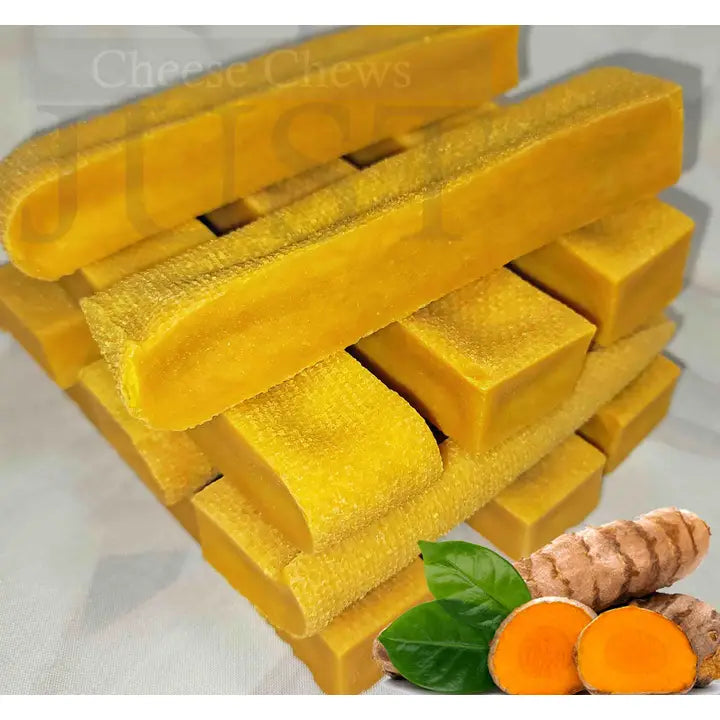 Large Himalayan Yak Cheese Dog Chews turmeric