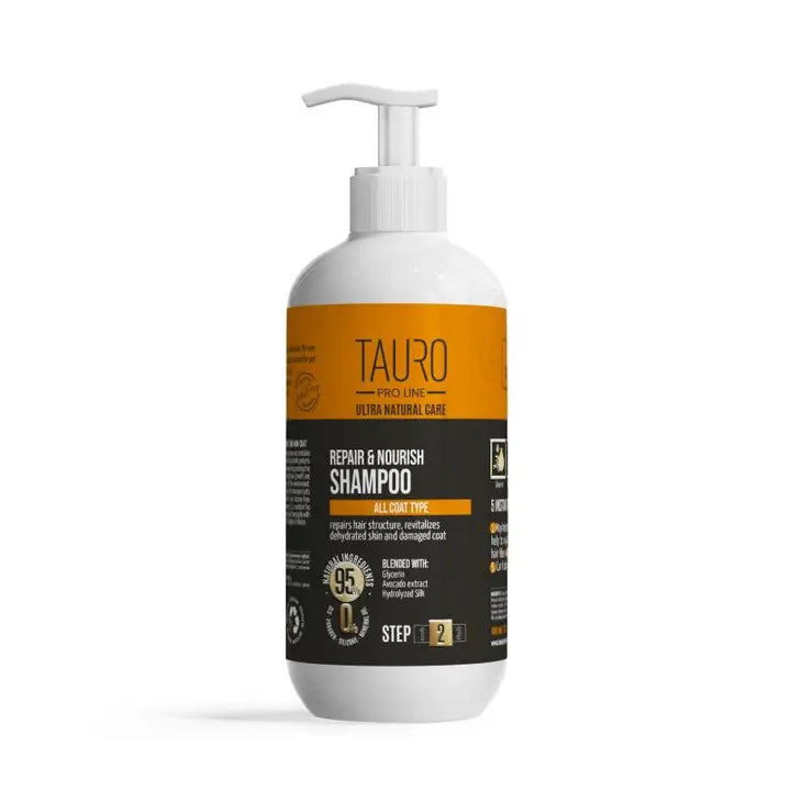 Tauro Ultra Natural Repair & Nourish Shampoo For Dogs & Cats