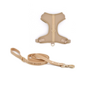 Fur Elise Dog Harness & Leash Set - Sand — included set components