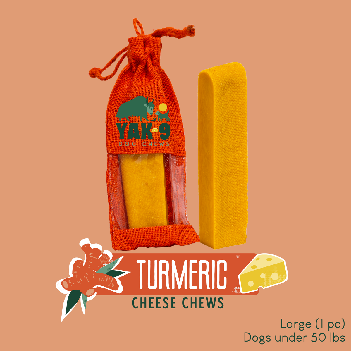 yak9 - Turmeric Yak Milk Chews for Dogs