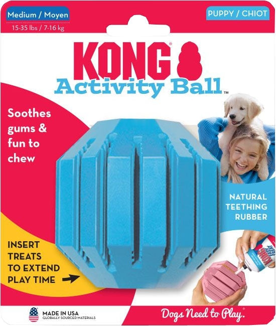 KONG Puppy Activity Ball Dog Toy - Medium