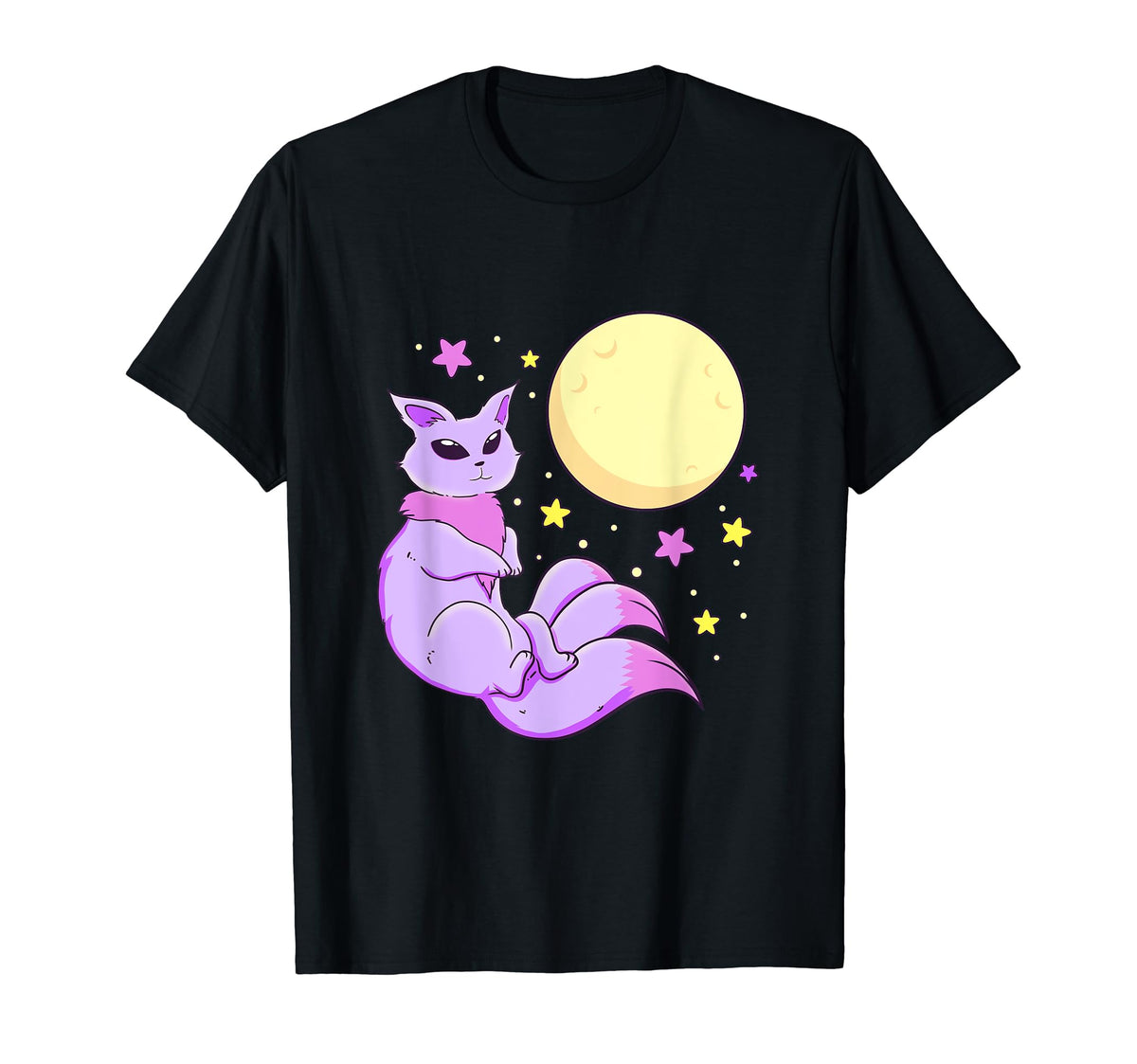 Demon Cat Kawaii Pastel Goth Anime T-Shirt - Aesthetic Graphic Men Women