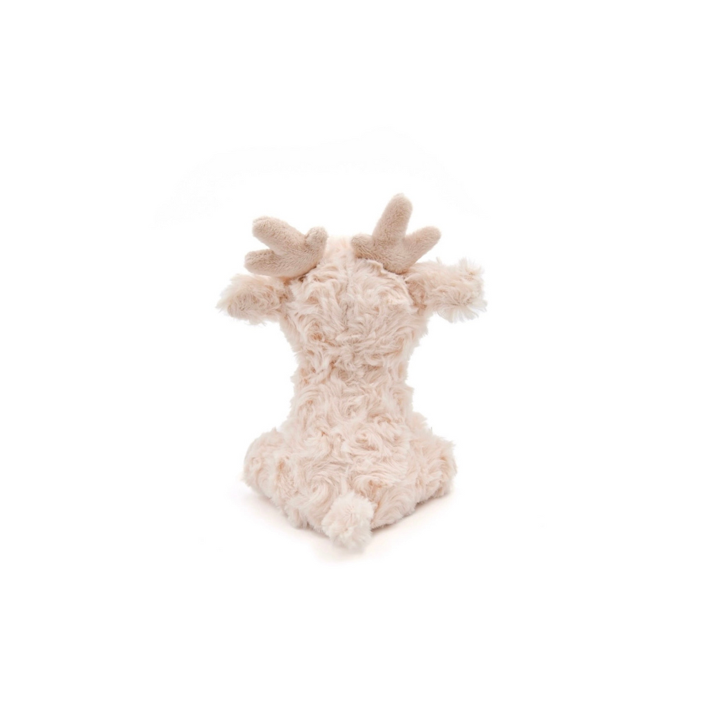 Fur Elise Vixi Reindeer Plush Dog Toy - Mini — back view