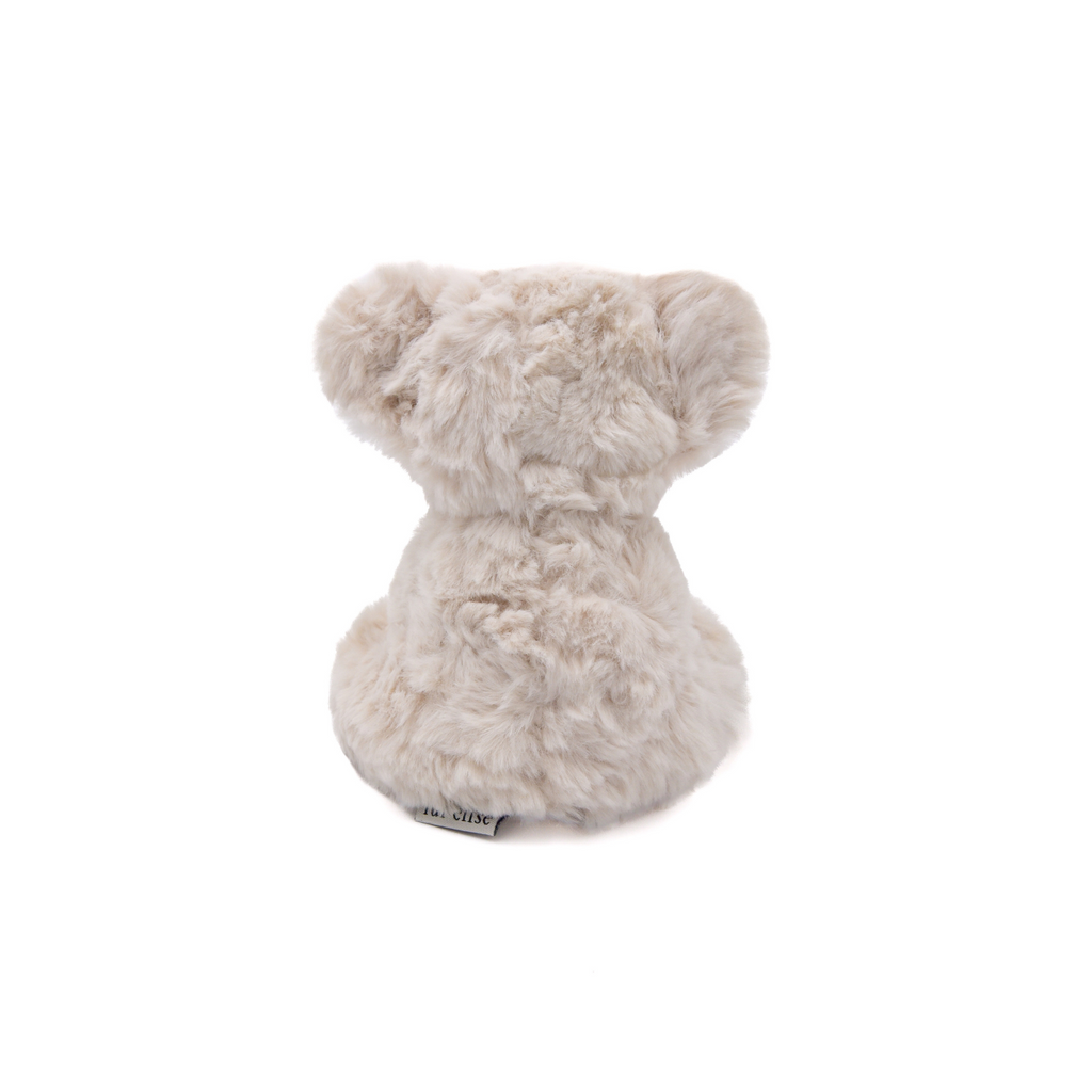 Fur Elise Koko Koala Plush Dog Toy - Mini — back view