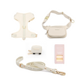 Fur Elise On-the-Go Dog Walking Set - Bone — included set components