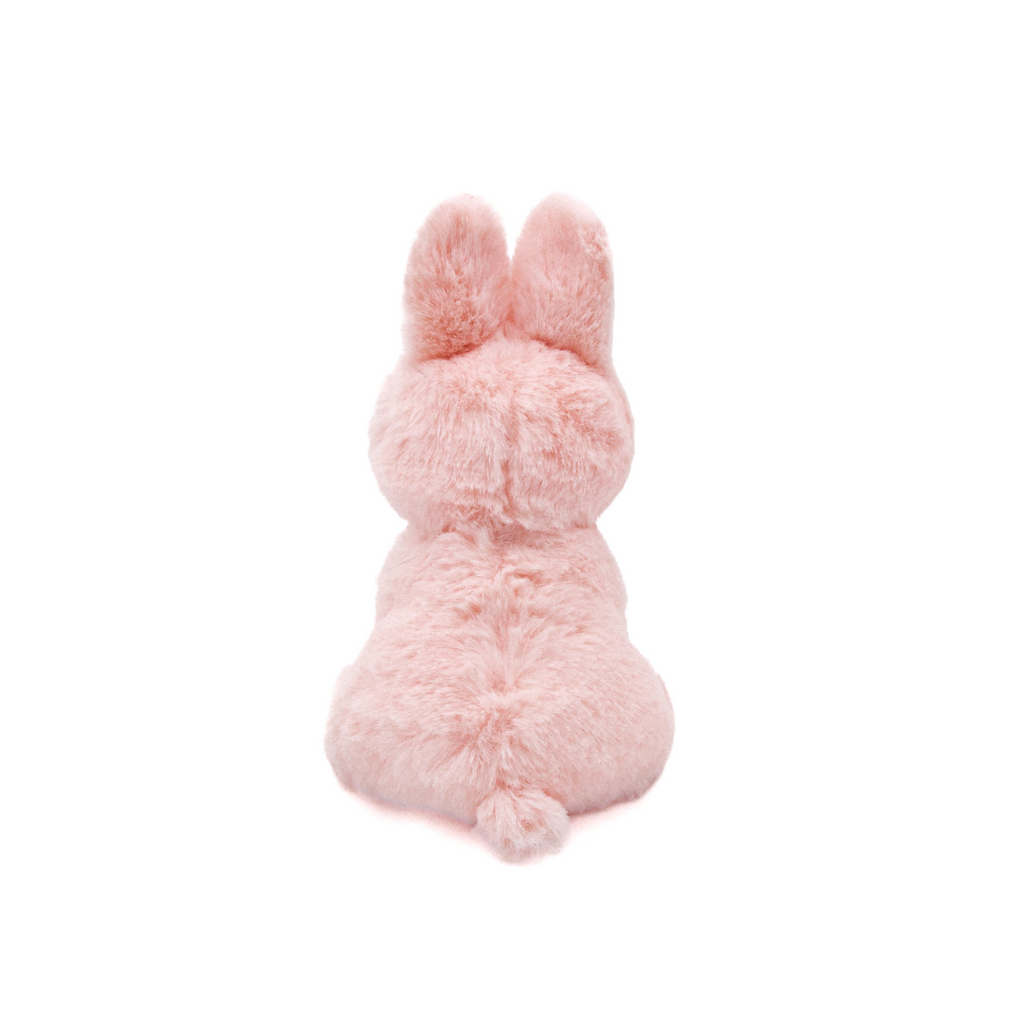 Fur Elise Ruby Rabbit Plush Dog Toy - Mini — back view