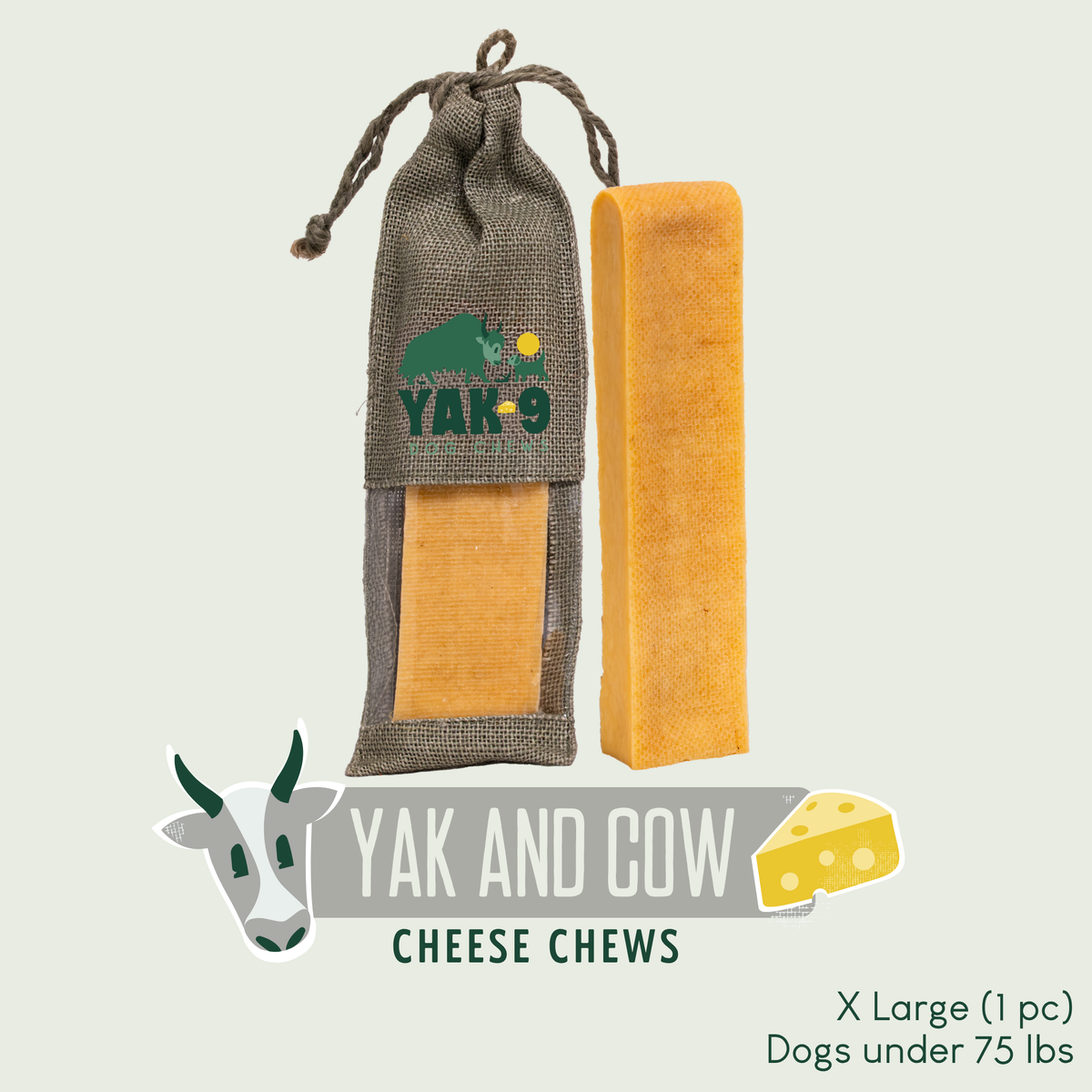 yak9 - Yak and Cow Milk Chews for Dogs