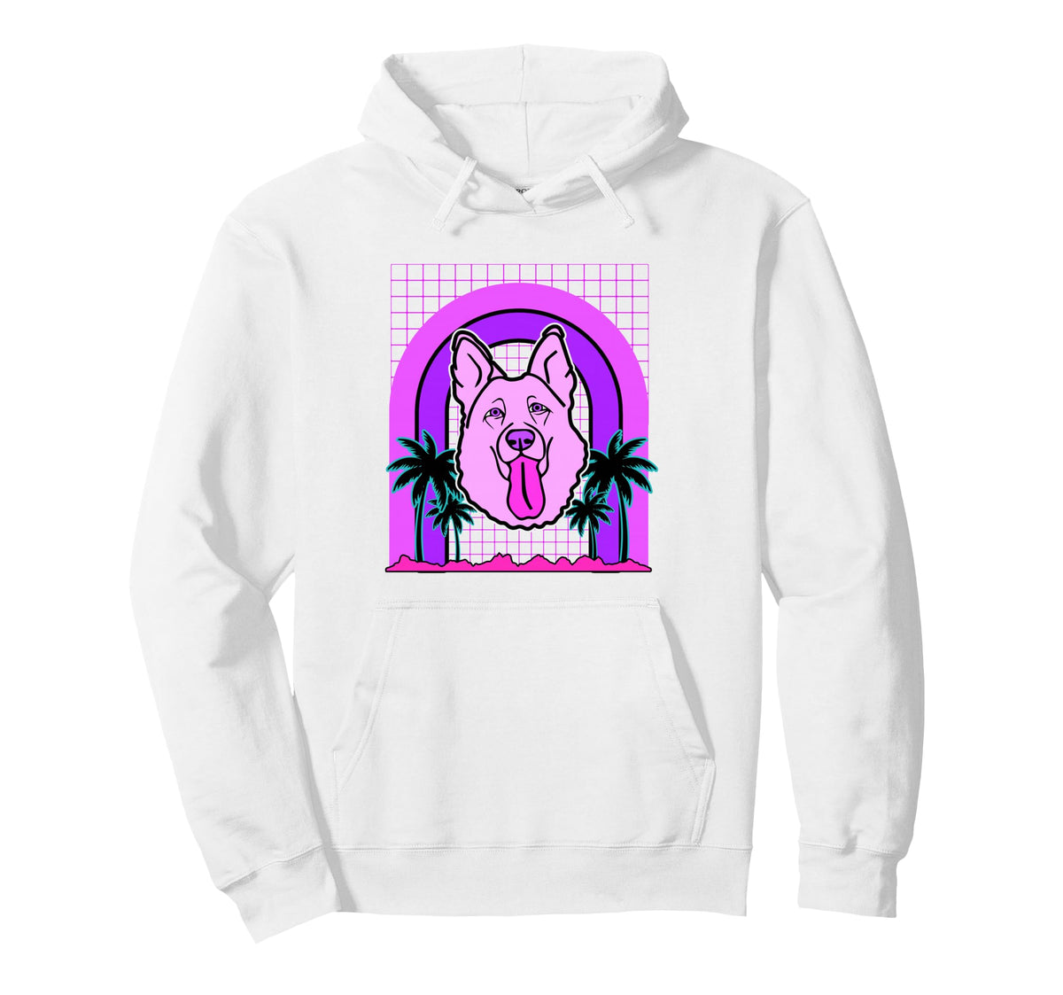 Aesthetic Vaporwave Outfits Tongue Dog