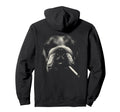 English Bulldog Smoking Cigarette Hoodie - Streetwear Style Men Women