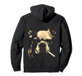 French Bulldog Smoking Cigarette Grunge Hoodie - Aesthetic Graphic Unisex