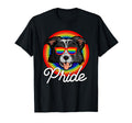 Border Collie Lgbt Pride Dog Rainbow T-Shirt - Aesthetic Graphic Men Women