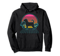 Puggle Dog 80S Vaporwave Aesthetic Hoodie - Novelty Apparel for Adults