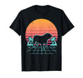 English Bulldog Vaporwave Aesthetic 90S T-Shirt - Novelty Apparel Unisex