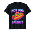 Funny Hot Dog Y2K Vaporwave Aesthetic T-Shirt - Unique Graphic Unisex
