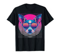 Chihuahua Sunglasses Dog Vaporwave T-Shirt - Graphic Print Men Women