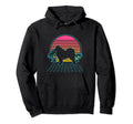 Samoyed Dog 80S Vaporwave Aesthetic Hoodie - Unique Graphic Men Women