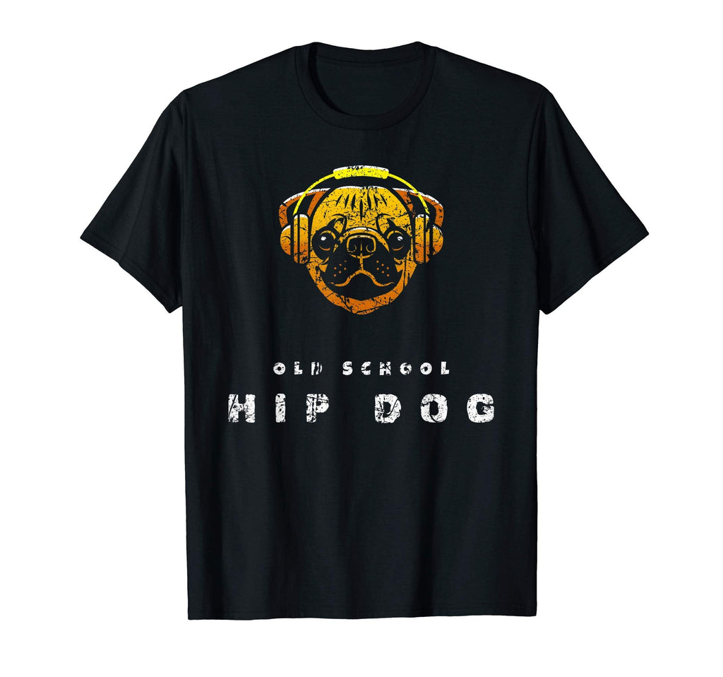 Funny Old School Hip Dog Rap Music T-Shirt - Aesthetic Graphic Men Women