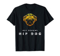 Funny Old School Hip Dog Rap Music T-Shirt - Aesthetic Graphic Men Women