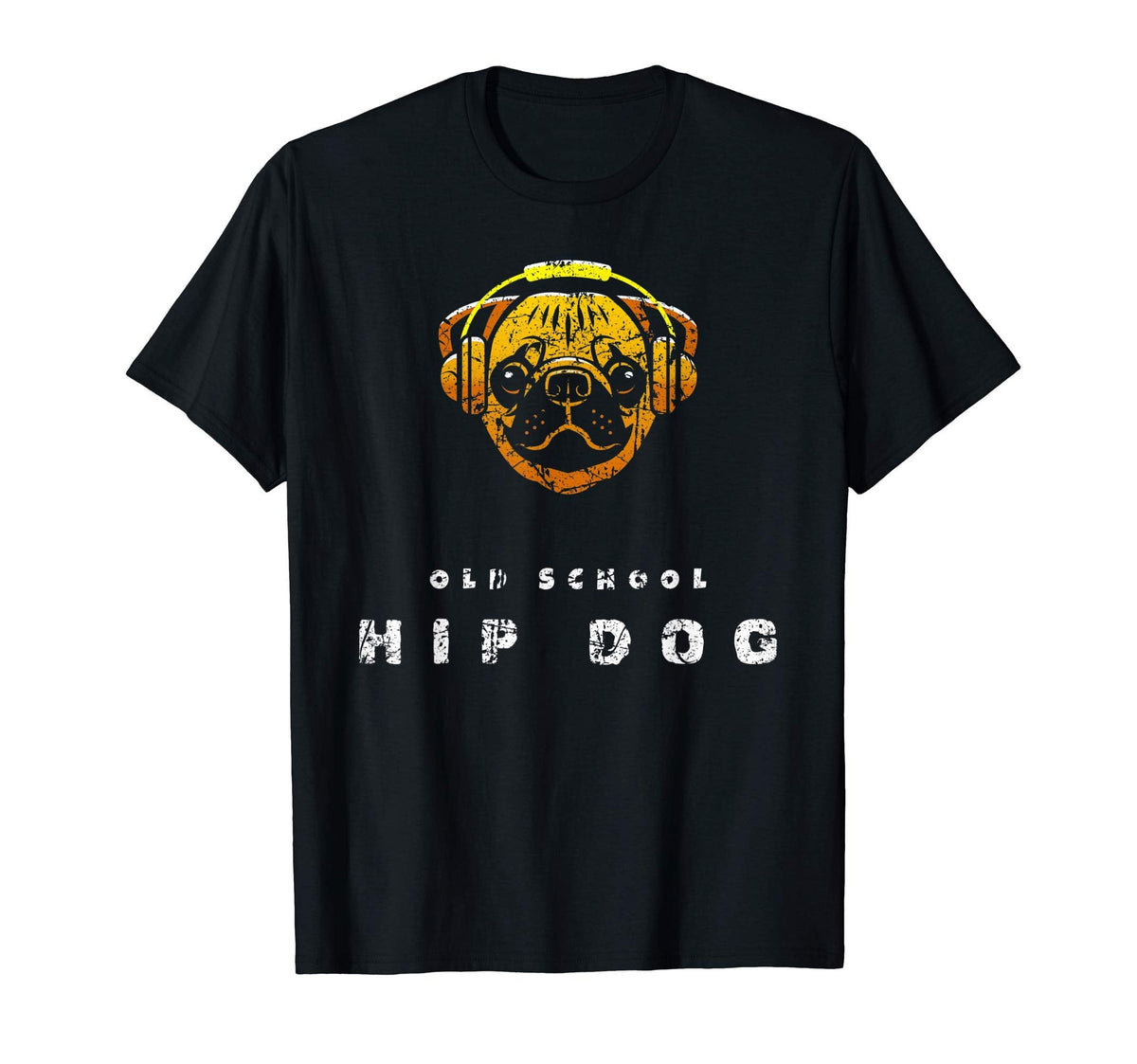 Funny Old School Hip Dog Rap Music T-Shirt - Aesthetic Graphic Men Women
