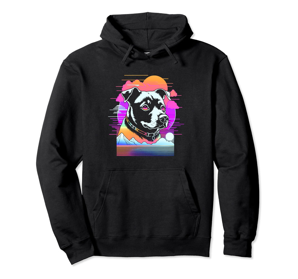 Inspired Vaporwave Aesthetic Dog Hoodie - Streetwear Style Unisex