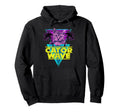 Catorwave 80S Retrowave Cat 90S Vaporwave Hoodie - Custom Art Print Unisex