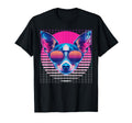 Chihuahua Sunglasses Dog Vaporwave T-Shirt - Minimalist Print for Adults
