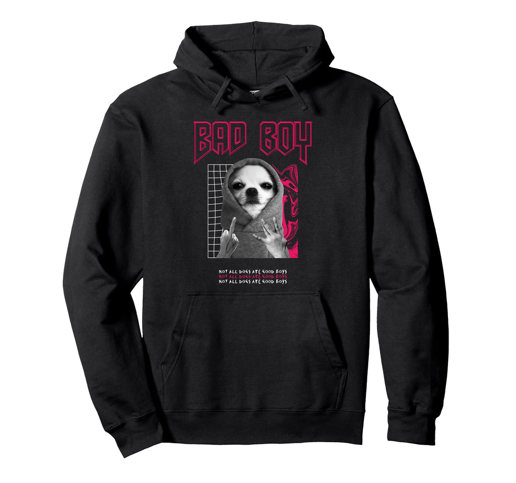 Bad Dog Sad Aesthetic Edgy Streetwear Hoodie - Streetwear Style Men Women