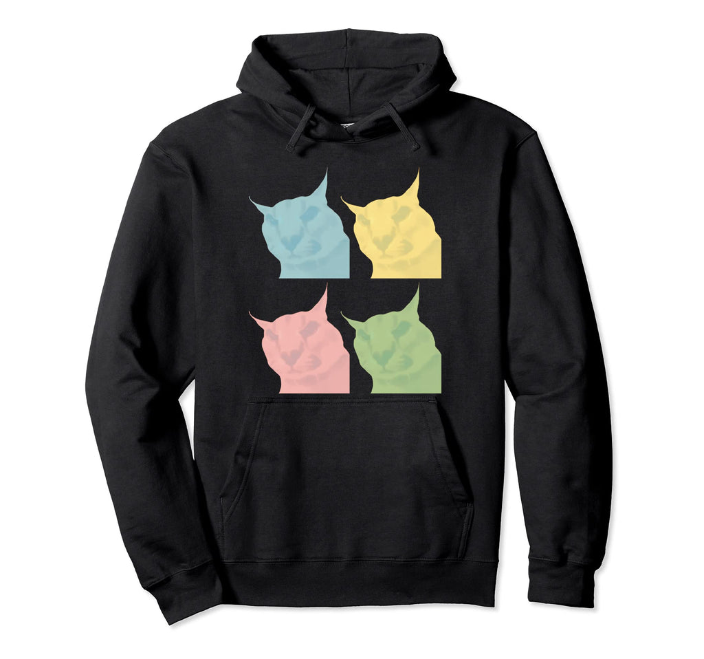 Big Floppa Meme Cat Vaporwave