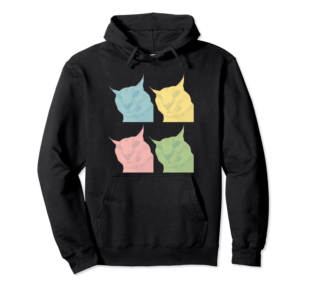 Big Floppa Meme Cat Vaporwave