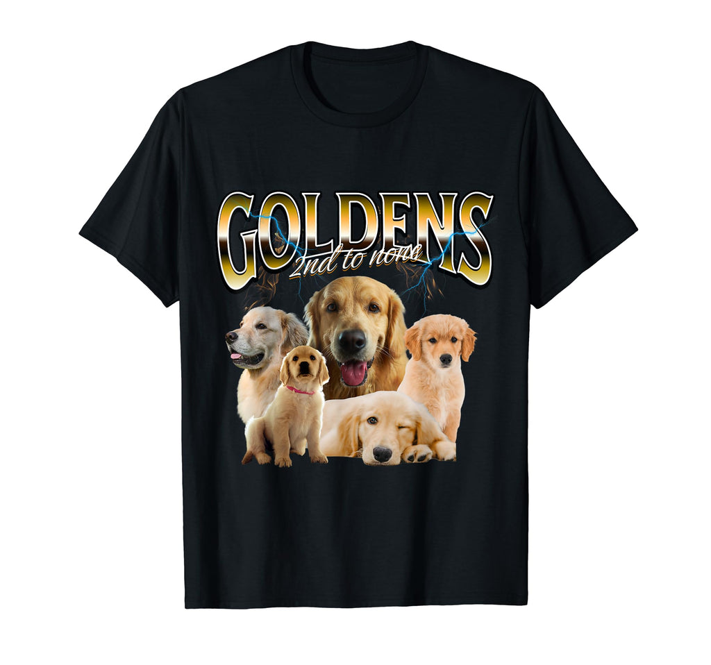 Golden Retriever Grunge Dog Lovers T-Shirt - Graphic Print Men Women