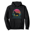 English Mastiff Dog 80S Vaporwave Hoodie - Casual Everyday Wear Unisex
