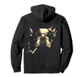 French Bulldog Glasses Smoking Hoodie - Casual Everyday Wear for Adults