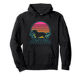 Dogue De Bordeaux Dog 80S Vaporwave Hoodie - Streetwear Style Men Women
