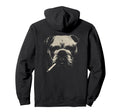 English Bulldog Smoking Cigarette Hoodie - Casual Everyday Wear for Adults