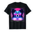 Papillon Sunglasses Dog Vaporwave T-Shirt - Casual Everyday Wear Men Women