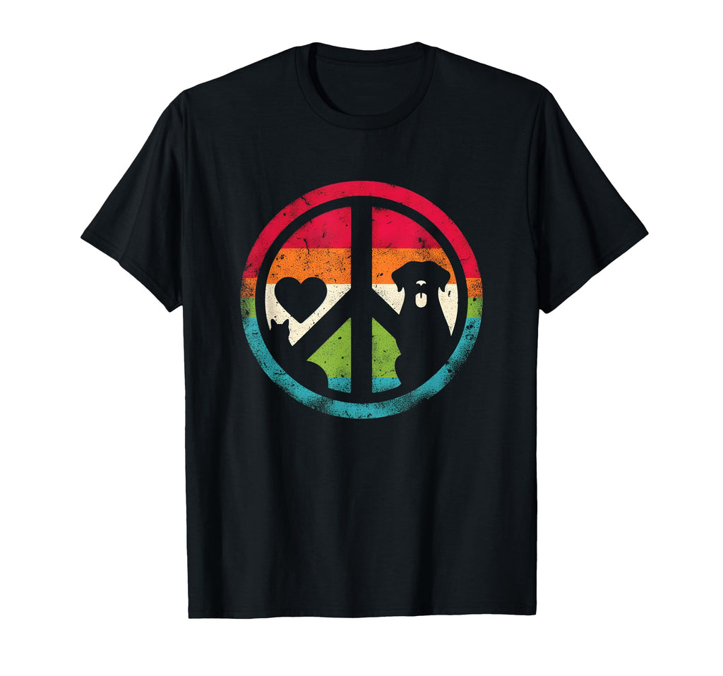 Peace Love Cats And Dogs Peace T-Shirt - Aesthetic Graphic Men Women