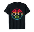 Peace Love Cats And Dogs Peace T-Shirt - Aesthetic Graphic Men Women