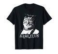 Gang Club Cat Bandana 90S Hip Hop Old T-Shirt - Streetwear Style Unisex