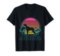 Pointer Dog 80S Vaporwave Aesthetic T-Shirt - Minimalist Print Men Women