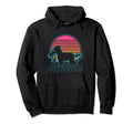 Briard Dog 80S Vaporwave Aesthetic Puppy Hoodie - Trendy Graphic Unisex