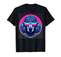 Poodle Sunglasses Dog Vaporwave T-Shirt - Fun Novelty Design for Adults