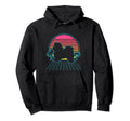 Havanese Dog 80S Vaporwave Aesthetic Hoodie - Minimalist Print for Adults