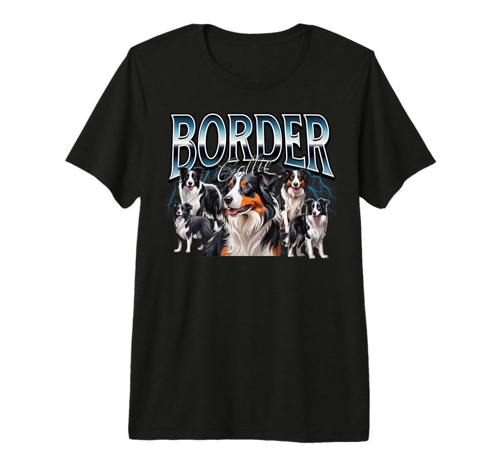 Border Collie Dog 90S Grunge Rap