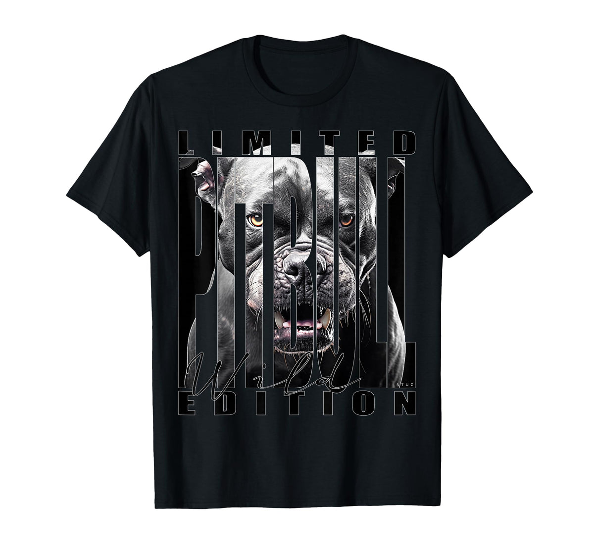 Y2K Streetwear Dog Pit Bull T-Shirt - Graphic Print Unisex