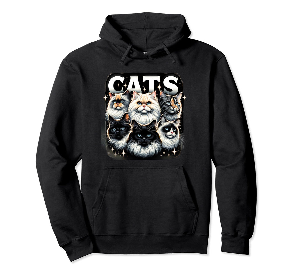 Cat Bootleg Grunge 90S Hoodie - Trendy Graphic Men Women