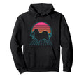 Tibetan Spaniel 80S Vaporwave Aesthetic Dog Hoodie - Trendy Graphic Unisex