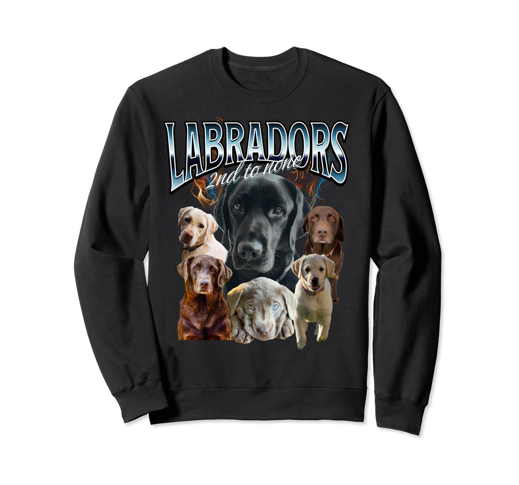 Dog Lovers Labrador Retriever 90S Sweatshirt - Streetwear Style for Adults