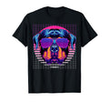 Rottweiler Sunglasses Dog Vaporwave T-Shirt - Unique Graphic Men Women