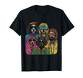 Dogs 60S Rock Vibe Illustration Dog T-Shirt - Aesthetic Graphic Men Women