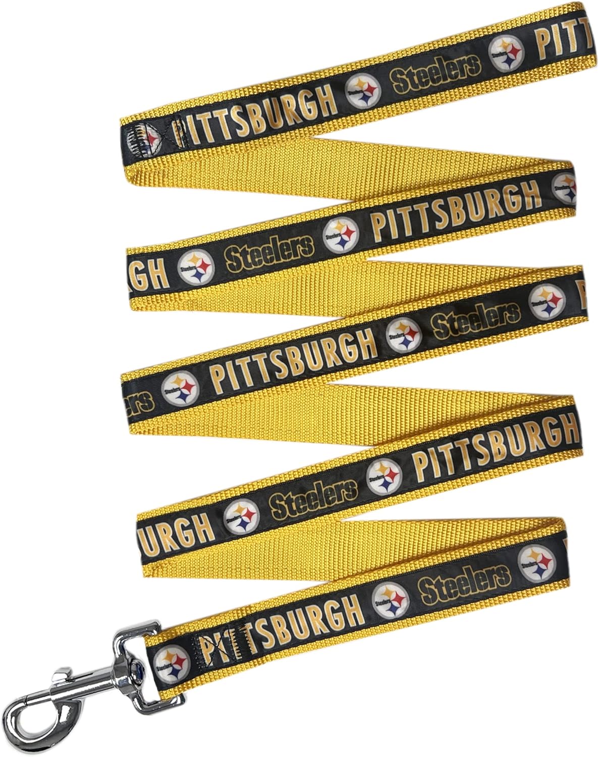 Pittsburgh Steelers Satin Leash - Small